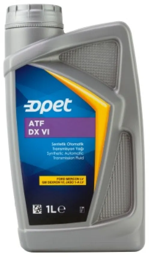 ATF DX VI автоматты беріліс қорабына арналған синтетикалық трансмиссиялық май