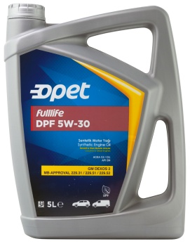 Синтетическое моторное масло Fulllife DPF 5W-30